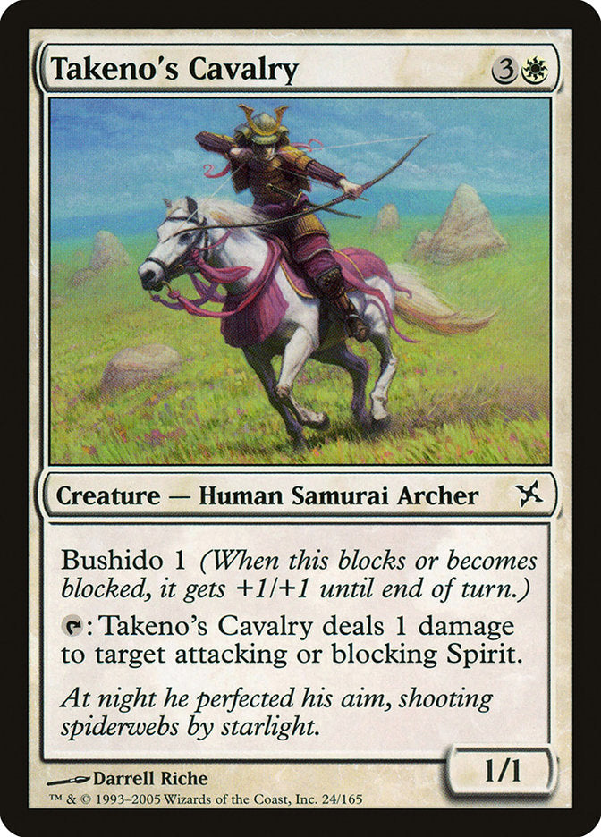 Takeno's Cavalry [Betrayers of Kamigawa] | Game Haven TX
