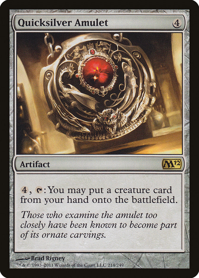 Quicksilver Amulet [Magic 2012] | Game Haven TX