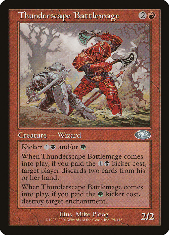 Thunderscape Battlemage [Planeshift] | Game Haven TX
