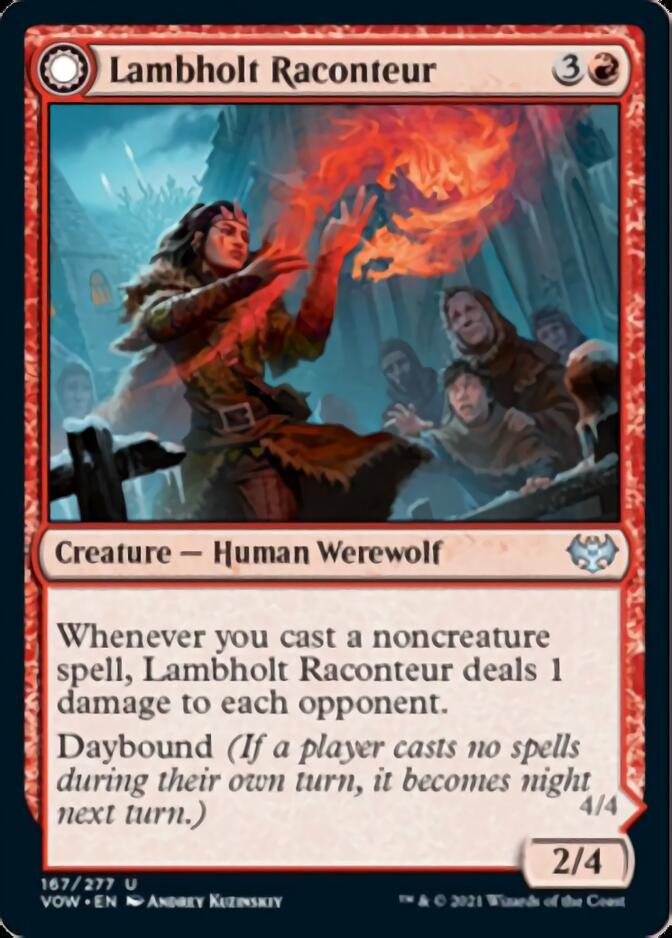Lambholt Raconteur // Lambholt Ravager [Innistrad: Crimson Vow] | Game Haven TX