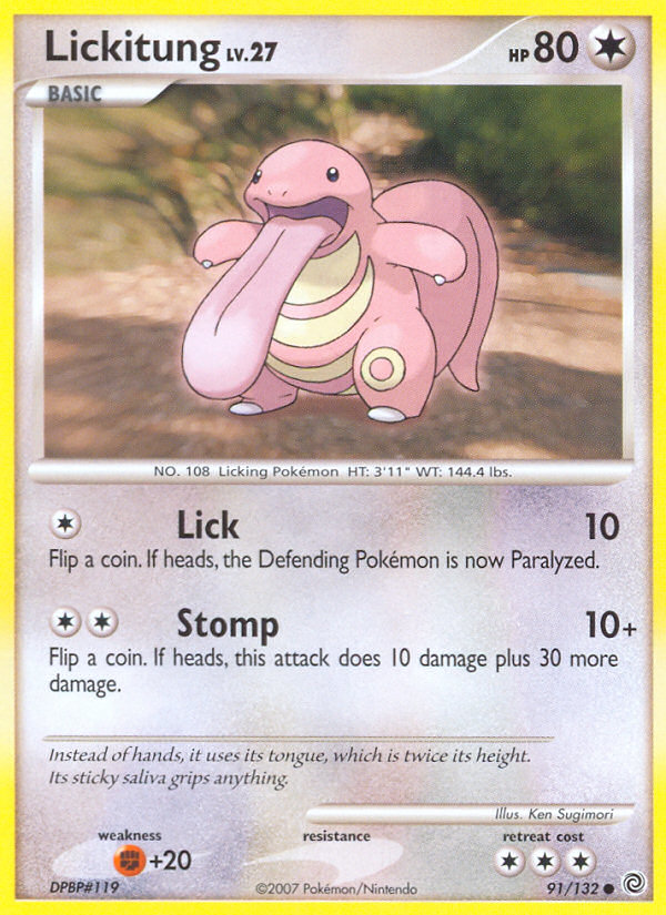 Lickitung (91/132) [Diamond & Pearl: Secret Wonders] | Game Haven TX