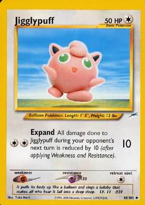 Jigglypuff (44/105) [Neo Destiny Unlimited] | Game Haven TX