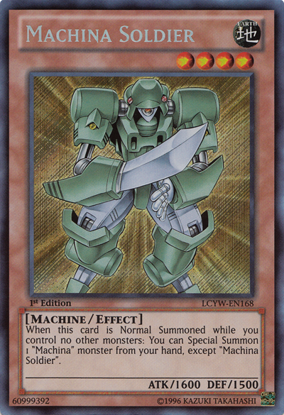 Machina Soldier [LCYW-EN168] Secret Rare | Game Haven TX