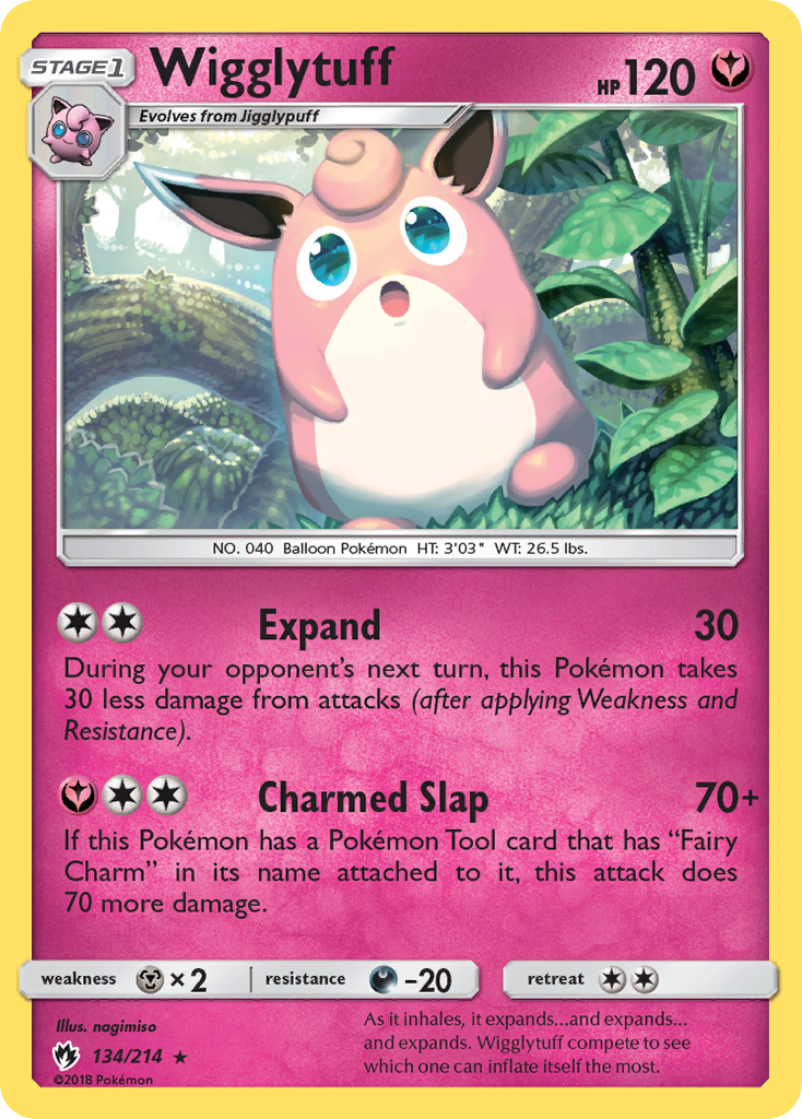 Wigglytuff (134/214) [Sun & Moon: Lost Thunder] | Game Haven TX
