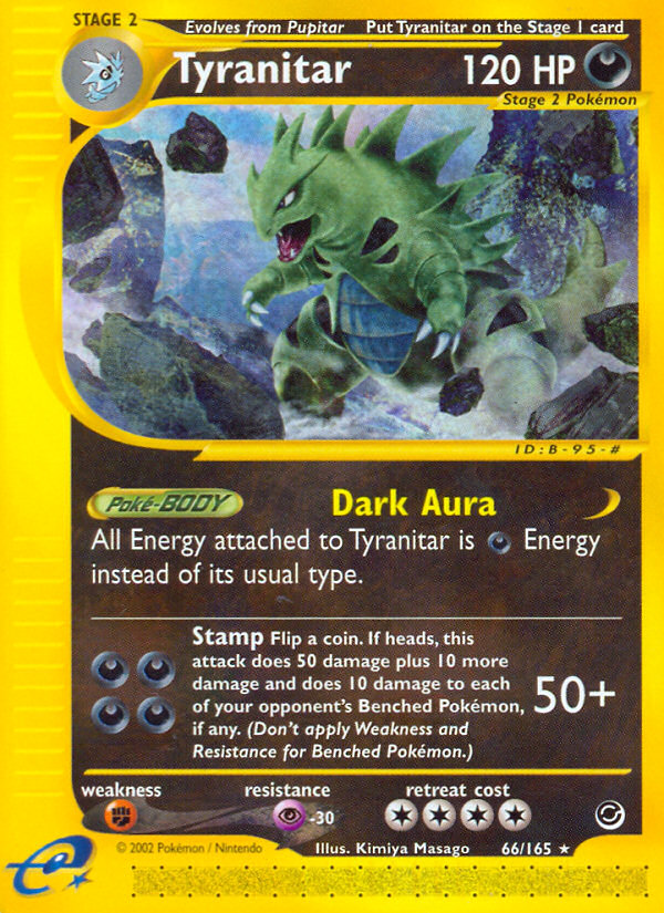 Tyranitar (66/165) [Expedition: Base Set] | Game Haven TX
