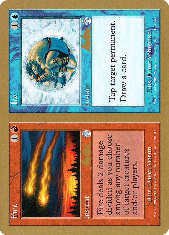 Fire // Ice (Brian Kibler) [World Championship Decks 2002] | Game Haven TX
