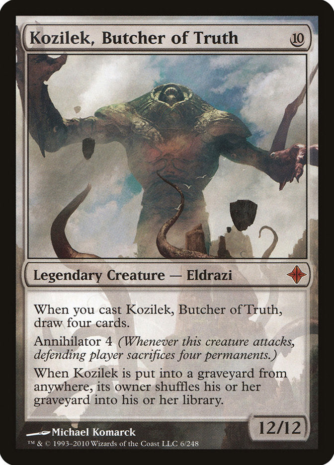 Kozilek, Butcher of Truth [Rise of the Eldrazi] | Game Haven TX