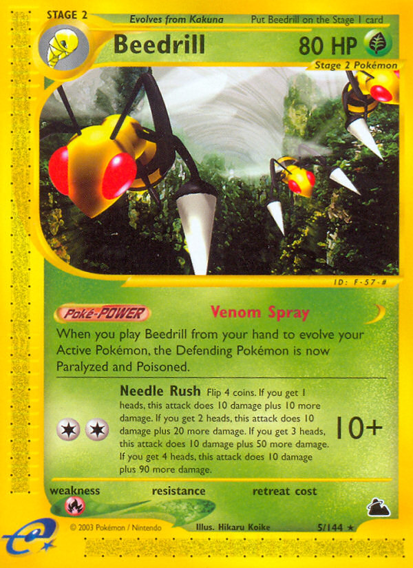 Beedrill (5/144) [Skyridge] | Game Haven TX