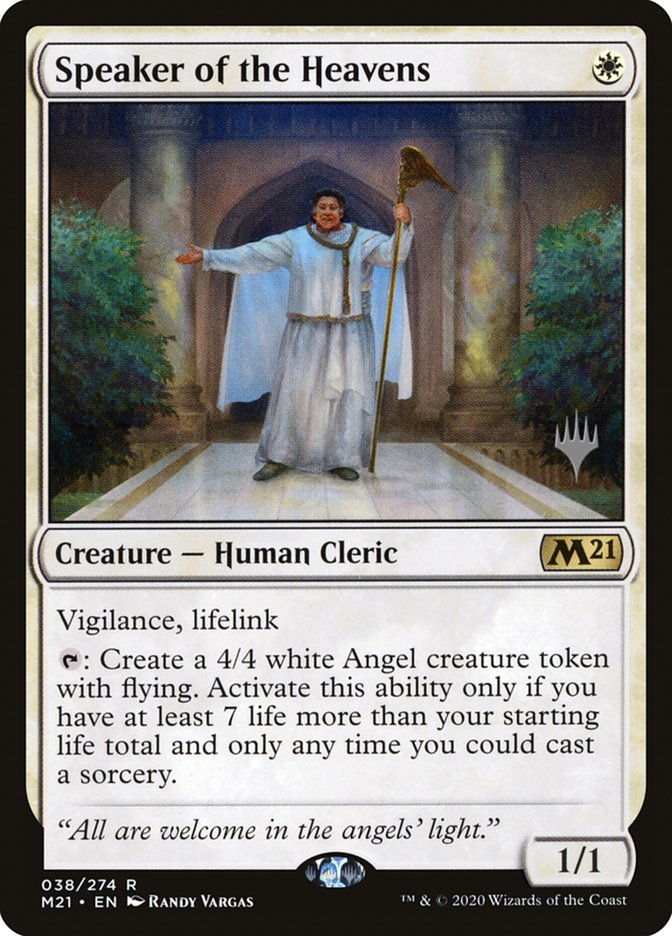 Speaker of the Heavens (Promo Pack) [Core Set 2021 Promos] | Game Haven TX