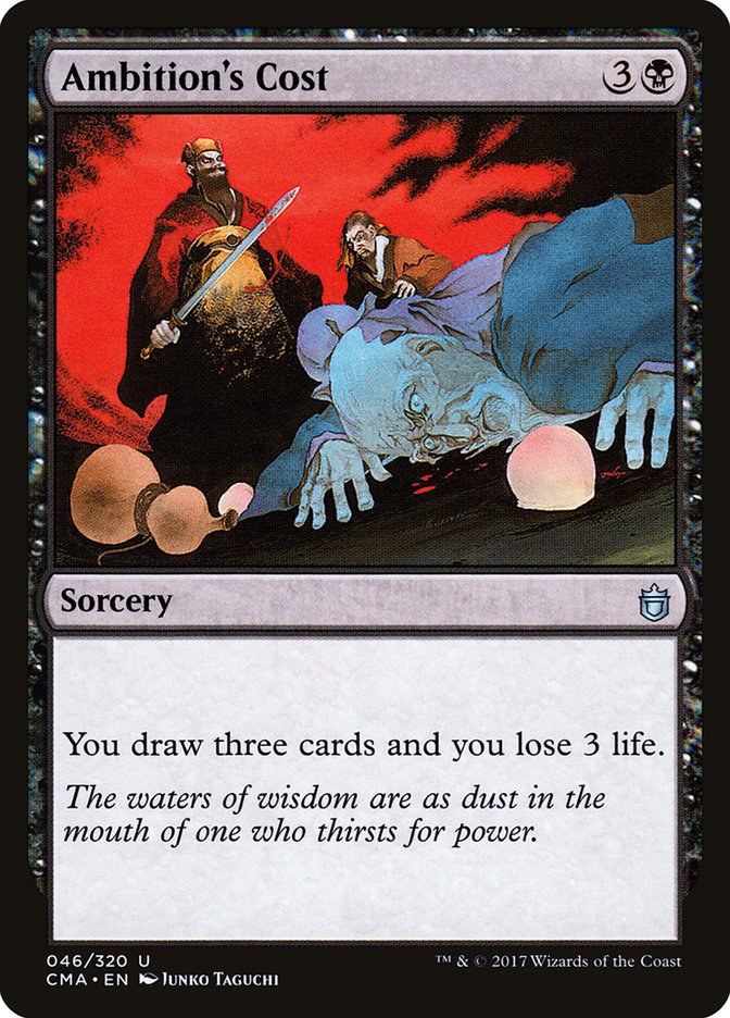 Ambition's Cost [Commander Anthology] | Game Haven TX