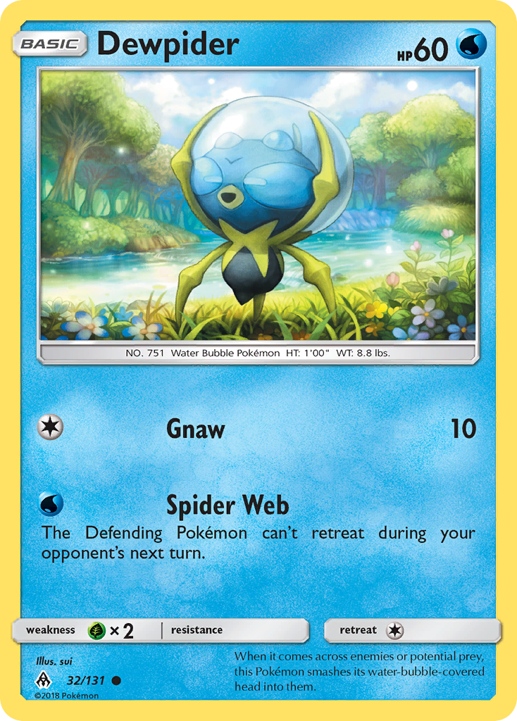 Dewpider (32/131) [Sun & Moon: Forbidden Light] | Game Haven TX