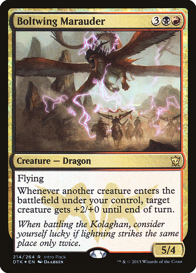 Boltwing Marauder [Dragons of Tarkir Promos] | Game Haven TX