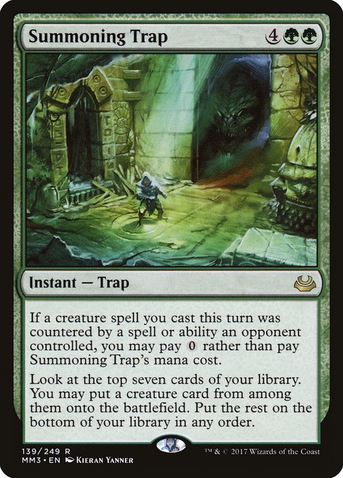 Summoning Trap [Modern Masters 2017] | Game Haven TX