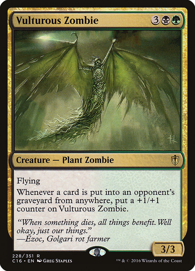 Vulturous Zombie [Commander 2016] | Game Haven TX