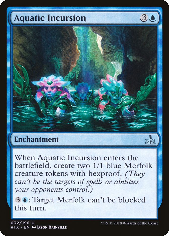 Aquatic Incursion [Rivals of Ixalan] | Game Haven TX