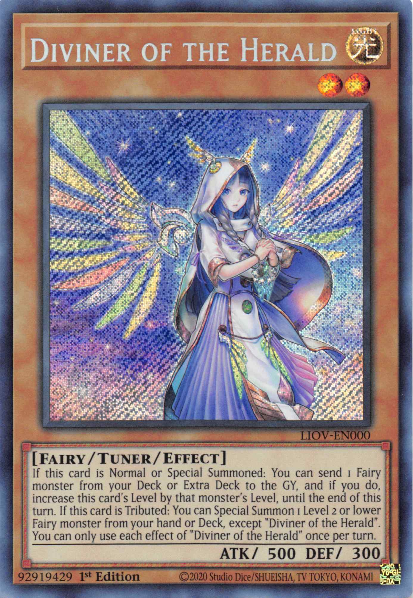 Diviner of the Herald [LIOV-EN000] Secret Rare | Game Haven TX