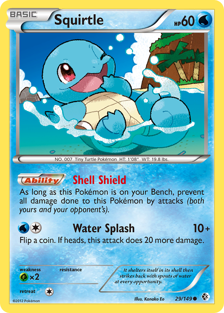 Squirtle (29/149) [Black & White: Boundaries Crossed] | Game Haven TX