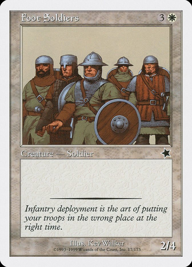 Foot Soldiers [Starter 1999] | Game Haven TX