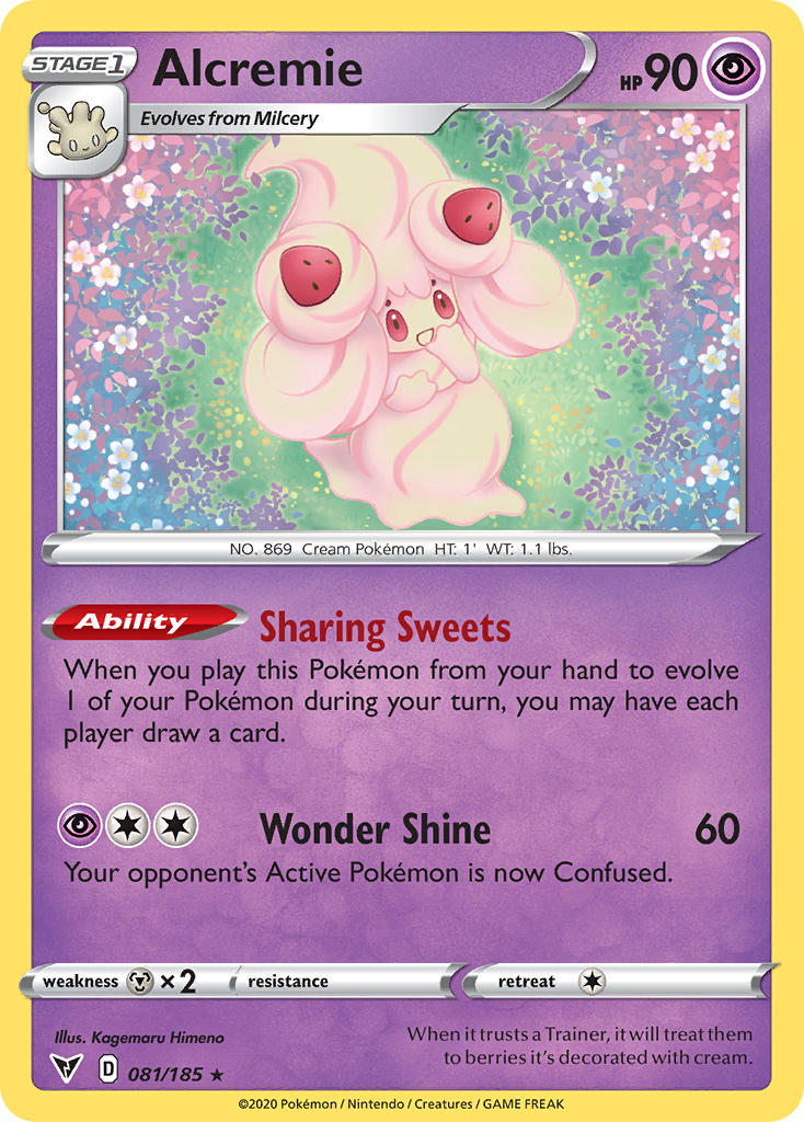 Alcremie (081/185) [Sword & Shield: Vivid Voltage] | Game Haven TX