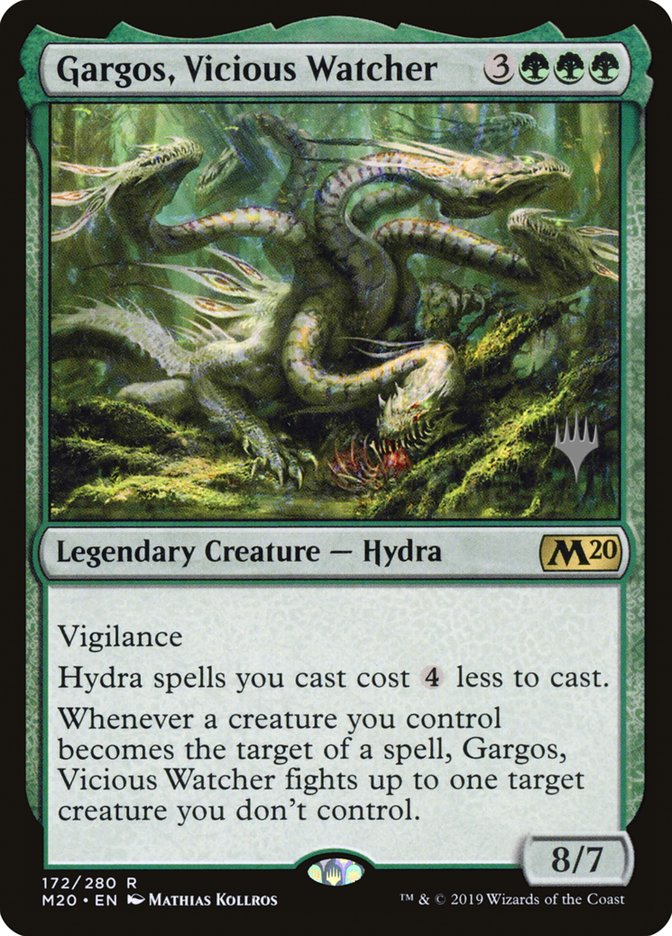 Gargos, Vicious Watcher [Core Set 2020 Promos] | Game Haven TX