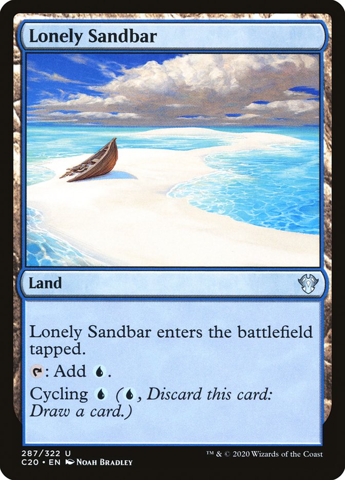 Lonely Sandbar [Commander 2020] | Game Haven TX