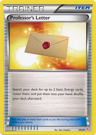 Professor's Letter (28/30) [XY: Trainer Kit - Sylveon] | Game Haven TX