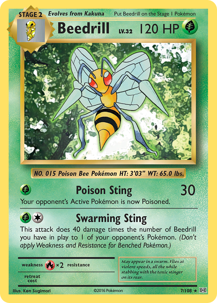 Beedrill (7/108) [XY: Evolutions] | Game Haven TX