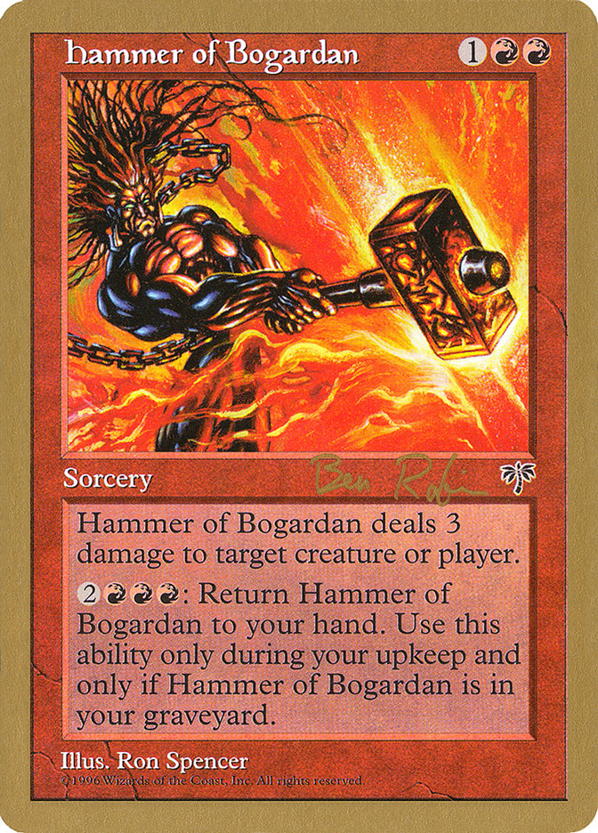Hammer of Bogardan (Ben Rubin) [World Championship Decks 1998] | Game Haven TX