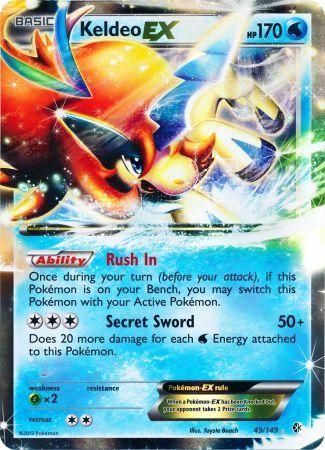 Keldeo EX (49/149) (Jumbo Card) [Black & White: Boundaries Crossed] | Game Haven TX