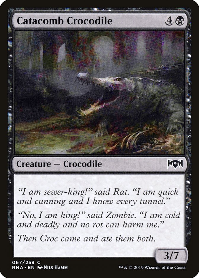 Catacomb Crocodile [Ravnica Allegiance] | Game Haven TX