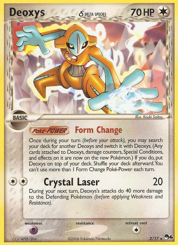 Deoxys (2/17) (Delta Species) [POP Series 4] | Game Haven TX