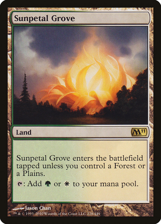Sunpetal Grove [Magic 2011] | Game Haven TX