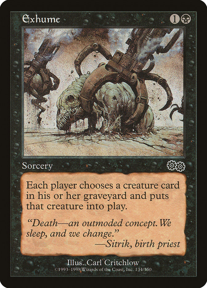 Exhume [Urza's Saga] | Game Haven TX
