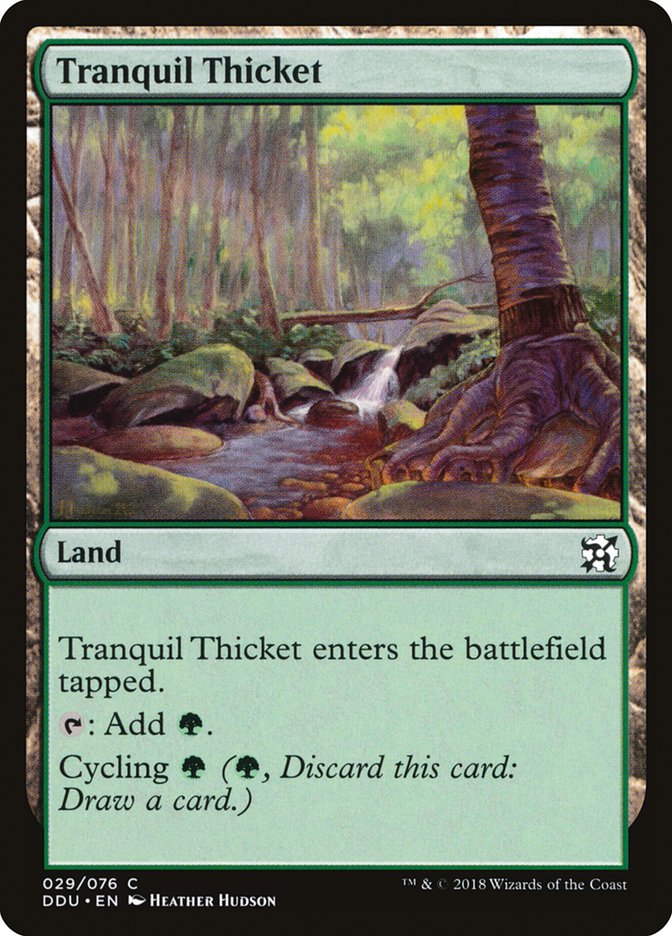Tranquil Thicket [Duel Decks: Elves vs. Inventors] | Game Haven TX