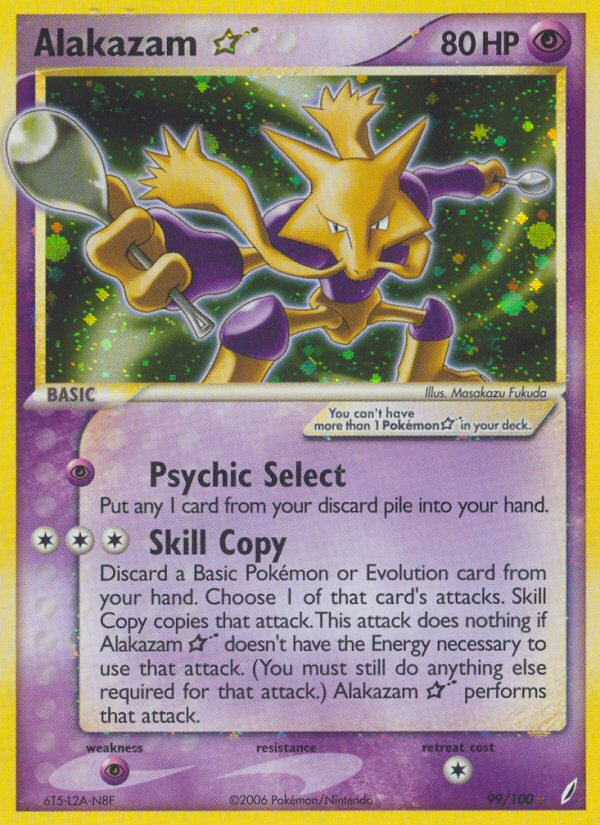 Alakazam Star (99/100) [EX: Crystal Guardians] | Game Haven TX
