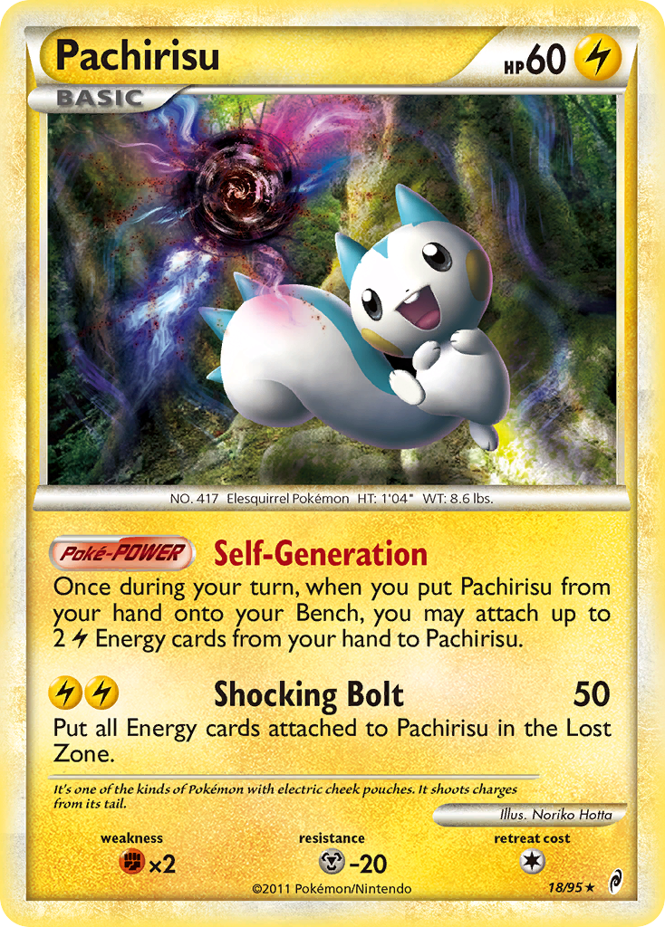 Pachirisu (18/95) [HeartGold & SoulSilver: Call of Legends] | Game Haven TX
