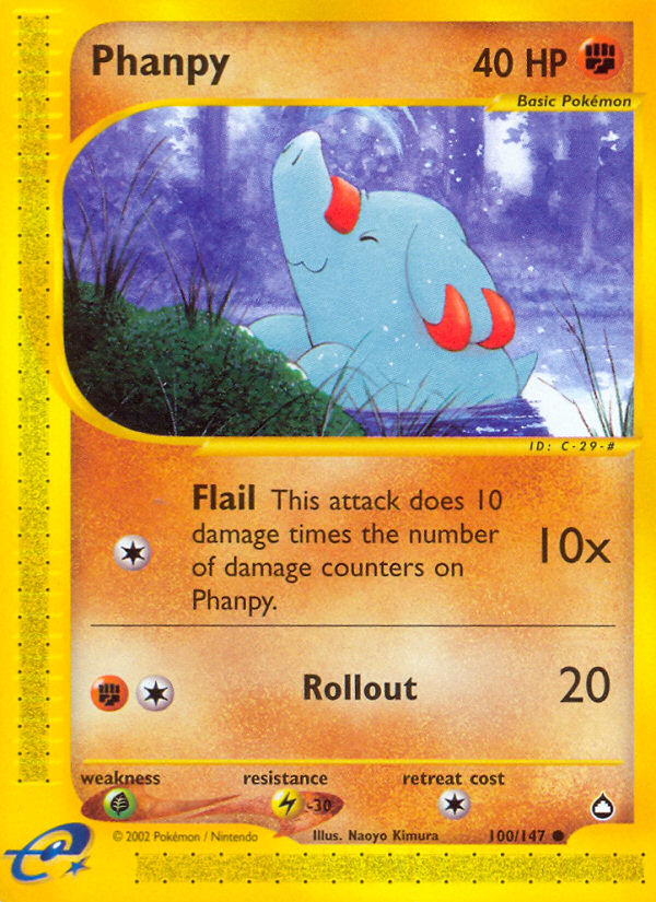 Phanpy (100/147) [Aquapolis] | Game Haven TX