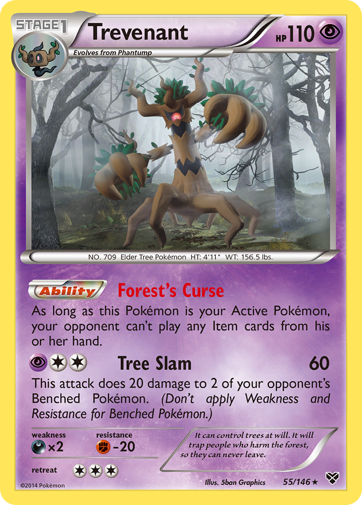 Trevenant (55/146) [XY: Base Set] | Game Haven TX