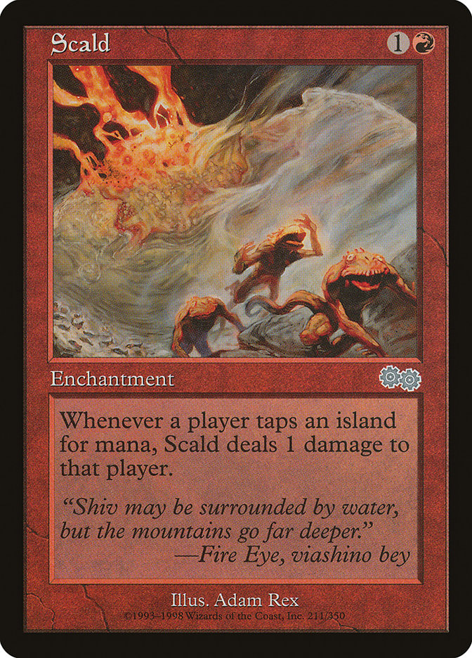 Scald [Urza's Saga] | Game Haven TX