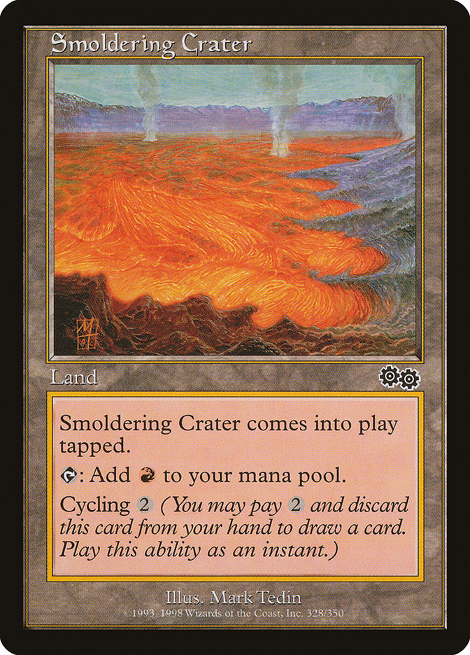 Smoldering Crater [Urza's Saga] | Game Haven TX