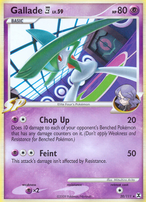Gallade (20/111) (Theme Deck Exclusive) [Platinum: Rising Rivals] | Game Haven TX