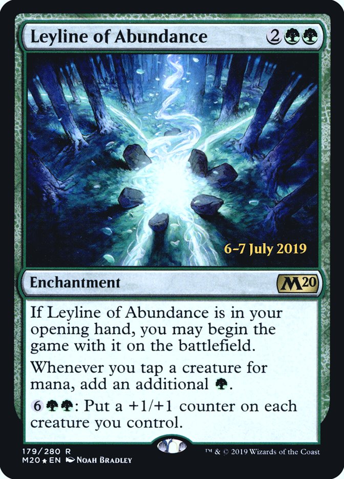 Leyline of Abundance [Core Set 2020 Promos] | Game Haven TX