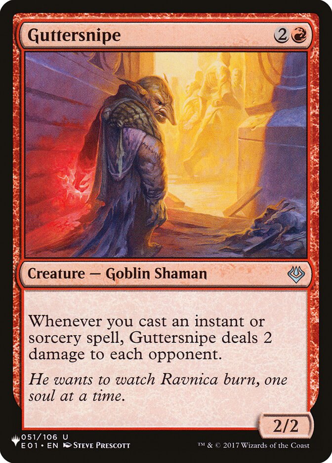 Guttersnipe [The List] | Game Haven TX