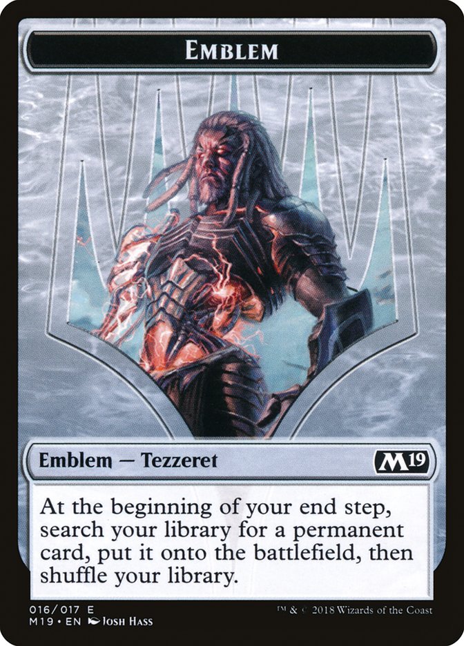 Tezzeret, Artifice Master Token [Core Set 2019 Tokens] | Game Haven TX