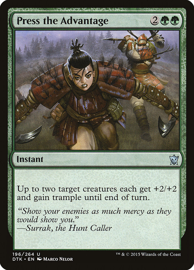 Press the Advantage [Dragons of Tarkir] | Game Haven TX