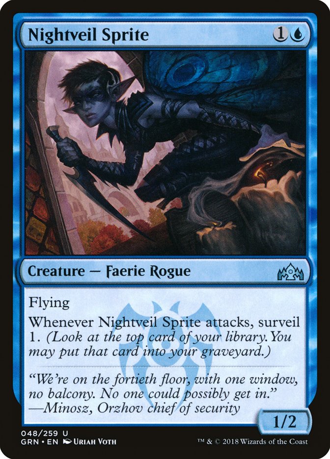 Nightveil Sprite [Guilds of Ravnica] | Game Haven TX