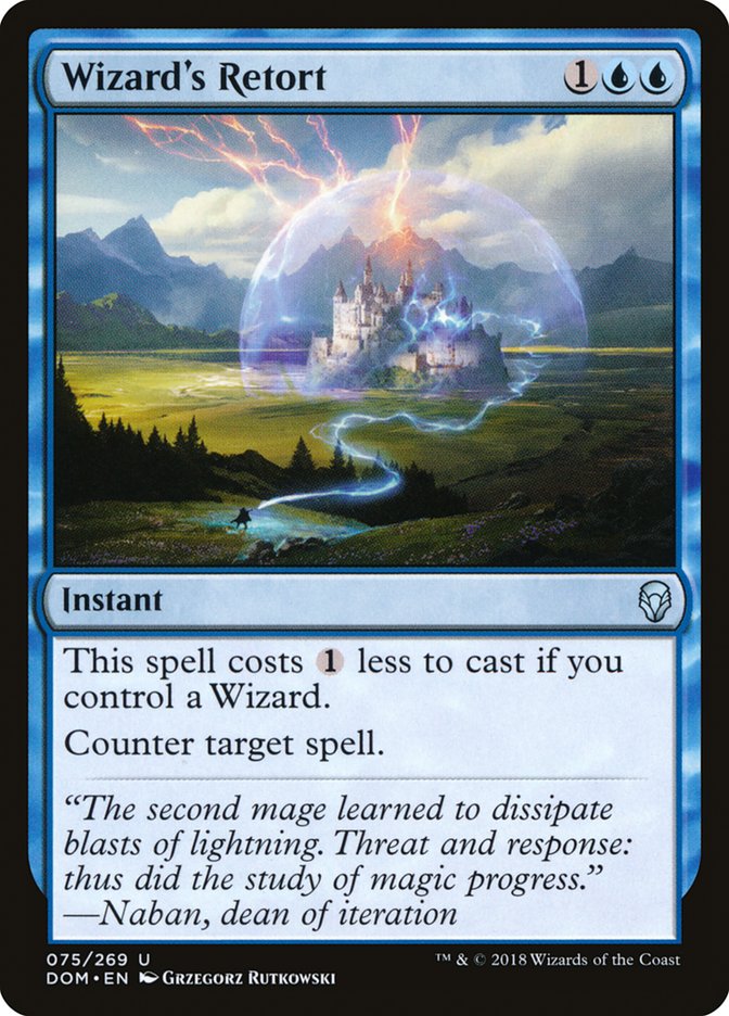 Wizard's Retort [Dominaria] | Game Haven TX