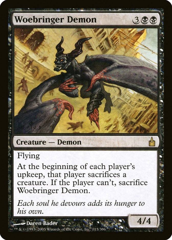 Woebringer Demon [Ravnica: City of Guilds] | Game Haven TX