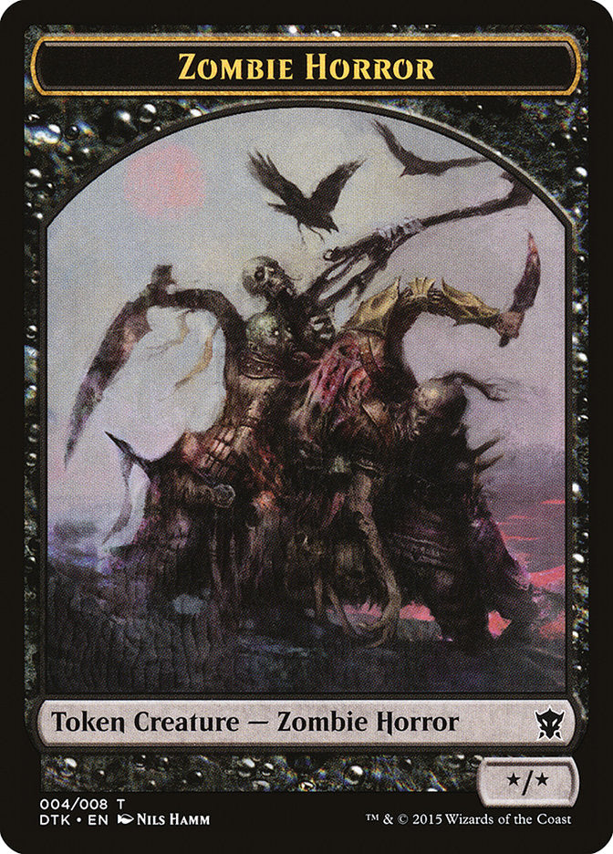 Zombie Horror [Dragons of Tarkir Tokens] | Game Haven TX