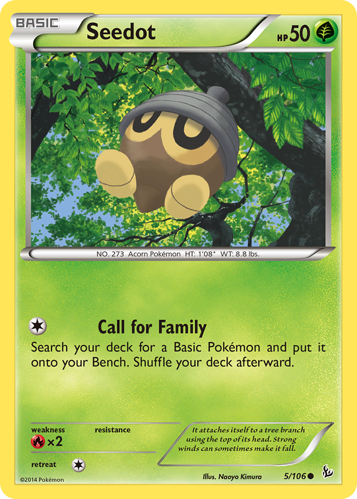Seedot (5/106) [XY: Flashfire] | Game Haven TX